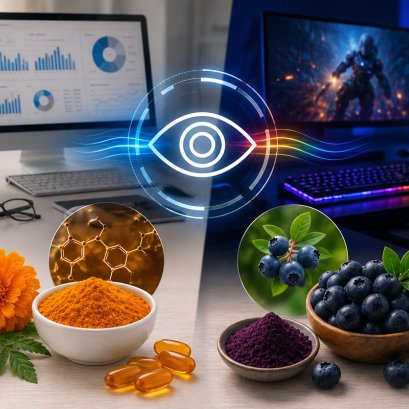 ทำไมพนักงานออฟฟิศและเกมเมอร์ถึงมองหาอาหารเสริมบำรุงสายตา? รวมสารสกัดกลุ่ม Lutein และ Bilberry ที่ต้องมี 