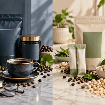 เปรียบเทียบจุดขายระหว่าง กาแฟเน้นฟังก์ชัน (สมอง/สายตา) vs กาแฟเน้นรูปร่าง (คุมหิว/บล็อกแป้ง) 