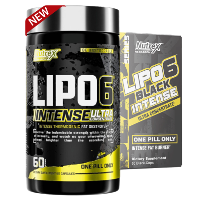 Nutrex Research - Lipo-6 Black Intense Ultra Concentrate - 60 Black Caps