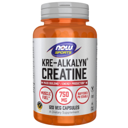 NOW Foods Sports Kre-Alkalyn Creatine -120 Capsules & 240 Capsules