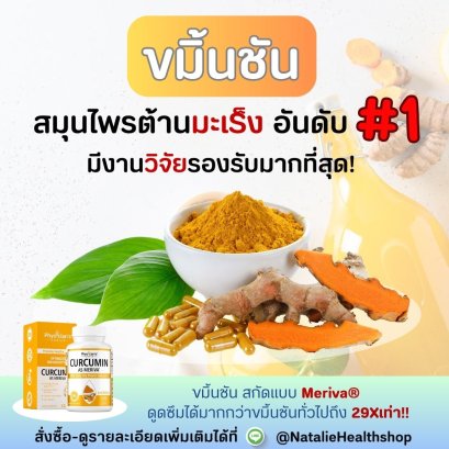 ขมิ้นชัน สมุนไพรต้านมะเร็งอันดับ #1