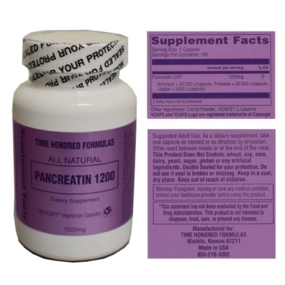 Pancreatic 1200 100 Caps. Gerson