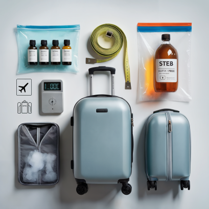 ขนาดกระเป๋าถือขึ้นเครื่อง 2025: ตารางตามสายการบิน + ของต้องห้าม | Mellow Rent Coats