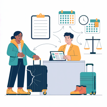 เคลมกระเป๋าเดินทางเสียหายกับสายการบิน (อัปเดต 2025) | Mellow Rent Coats