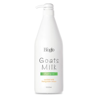 ไบโอโกลแชมพู โก้ท มิลค์ ผสมสารสกัดทับทิม 1,000 มล./ Bioglo Goats Milk Shampoo 1000 ml