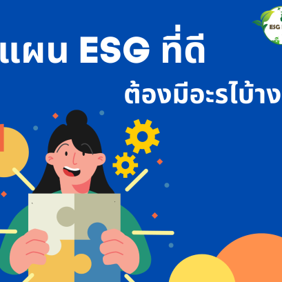 แผน ESG ที่ดี ควรมีอะไรบ้าง ??