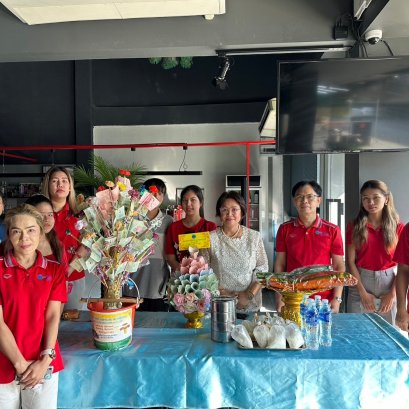 บริษัท รัชพรการบัญชีฯ ผู้บริหารและทีมงานร่วมทำบุญถวายปัจจัย