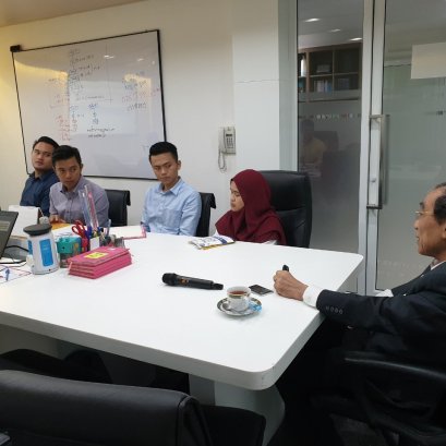 ผอ.ให้การต้อนรับ นักศึกษาฝึกงานจากประเทศมาเลเซีย