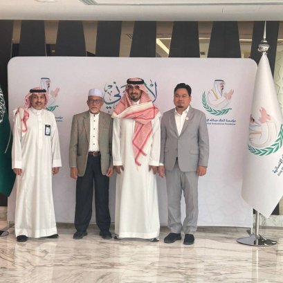 คณะผู้แทนจากประเทศไทยเข้าเยี่ยมมูลนิธิกษัตริย์อับดุลลอฮ์เพื่อมนุษยธรรม