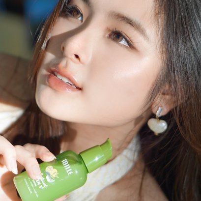 green tea + lemon + aloe vera = mille natural green 3+ serum !