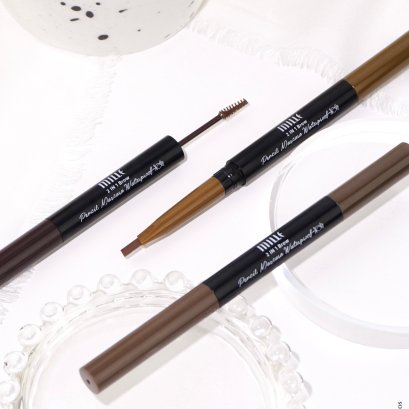 ชอบมากดินสอเขียนคิ้ว MILLE 2IN1 Brow Pencil Mascara Waterproof