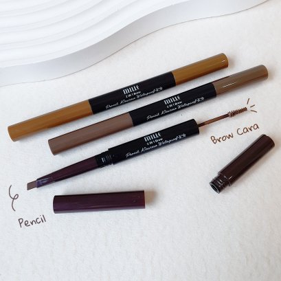 ดินสอเขียนคิ้วออกใหม่ของมิลเล่ 2IN1 Brow Pencil Mascara Water Proof 
