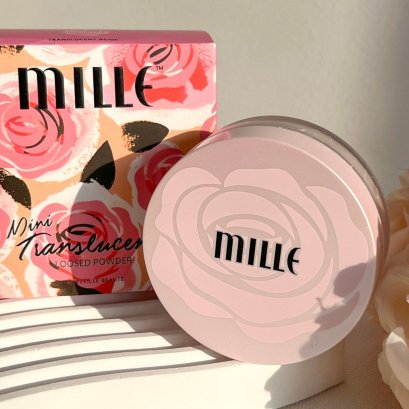 แป้งฝุ่นไซด์มินิตัวใหม่ของมิลเล่เนื้อละเอียดมากเด้อ