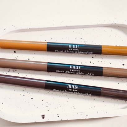 2IN1 BROWN PENCIL MASCARA WATERPROOF ไอเทมใหม่ของMille