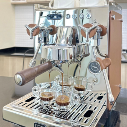 เครื่องชงกาแฟสด ETZEL ดีไซน์หรู สำหรับร้านกาแฟและผู้ใช้มืออาชีพ