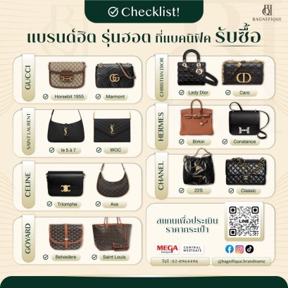แบรนด์ฮิต รุ่นฮอตที่แบคนิฟิครับซื้อ!