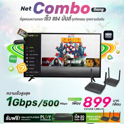 แพ็กเกจ Net Smart Gang ที่สุดของความจอย!