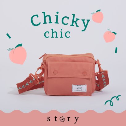 Chicky chic-Peach