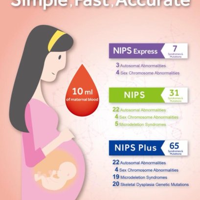 เปิดตัวนิพท์สัญชาติไต้หวัน  NIPS Express ในการตรวจคัดกรองดาวน์ซินโดรม