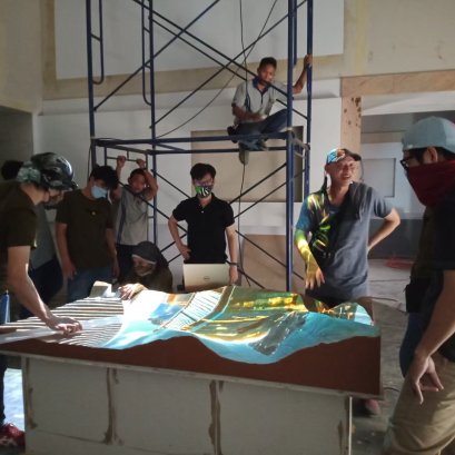 Behind Projection Mapping Khun Dan Prakarnchon Dam