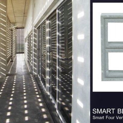 “Smart Four Ventilation Block” บล็อคที่จะช่วยเพิ่มมิติให้กับงานตกแต่งผนังได้อย่างมีสไตล์