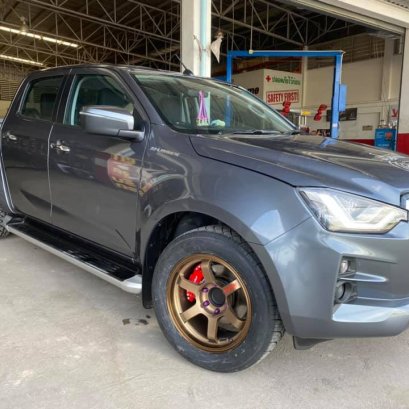 ยีราฟแคะ หน้า 2หลัง 4 ย้ายแหนบ จัดทรงสวยๆตามสูตร ล้อ Riccoรัดยาง Nitto 255/55/18 420SD