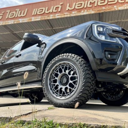 Ford ranger แต่งครบทั้งคัน ชุดล้อจากKMCแท้ ยาง AMP ATA 275/55/20 ชุดช่วงล่างปรับเซทใหม่ด้วยprofender subtank ปรับ8ระดับ พร้อมด้วยลูกหมากกันโคง สวย ลงตัว ล้อไม่ล้น