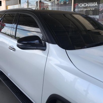 ฟิล์มเกรดพรีเมี่ยม #ASWF เซรามิคแท้จากอเมริกา กันความร้อนสูง มืดนอก สว่างใน ผ่านทุกสัญญาน ในรถ All New Fortuner