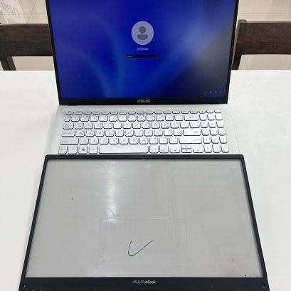 เปลี่ยนบอดี้ ASUS VivoBook X512D ยกชุด เมื่อเบ้าบานพับหลุด และกรอบจอแตก