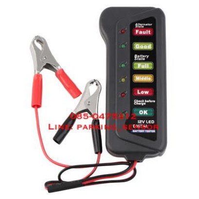 อุปกรณ์เช็คแบตเตอรี่ ไดชาร์จ รถยนต์/มอเตอร์ไซค์ (12V)