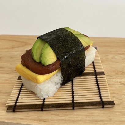 Spam Egg Avocado