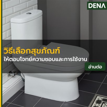  วิธีเลือกสุขภัณฑ์