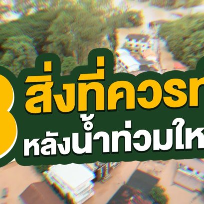 น้ำท่วม , สิ่งที่ควรทำหลังน้ำท่วม