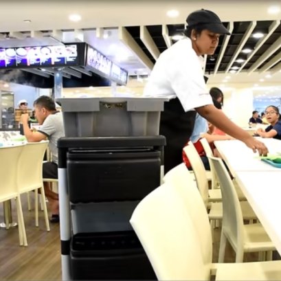 รถเข็นเก็บจานมีกี่แบบ อะไรบ้าง