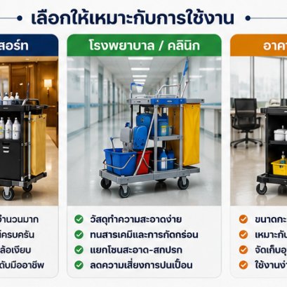 รถเข็นทำความสะอาด