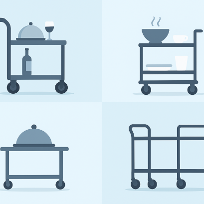 รถเข็นในร้านอาหาร เลือกอย่างไร | เสิร์ฟสะดวก เคลื่อนไหวคล่อง ใช้งานทนทาน