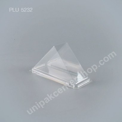 กล่องแซนด์วิช PET เรียบ แบบล็อค (Sandwich Container)