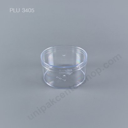 กล่องแข็งใสกลม + ฝา (Round Hard Plastic Case) C-1012