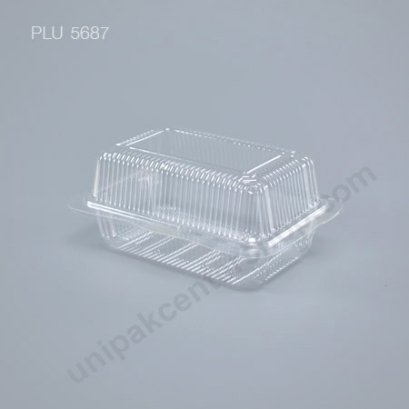 กล่องใส สี่เหลี่ยมผืนผ้า-L - ไซส์ใหญ่ 9.1x13.1x6cm (Medium Rectangular OPS Food Box) (TL-103)