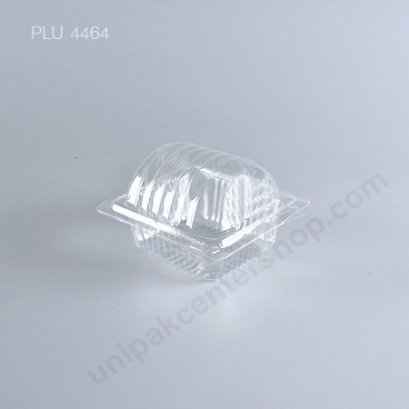 กล่องเบเกอรี่ฝาพับในตัว  PET ใส E66