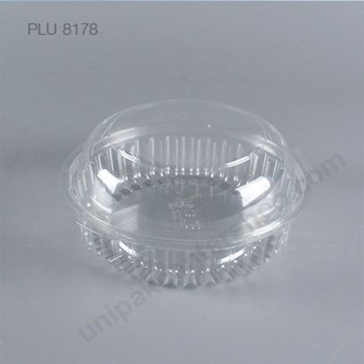กล่องเบเกอรี่ PET R4S   (CLEAR BAKERY ROUND CASE)