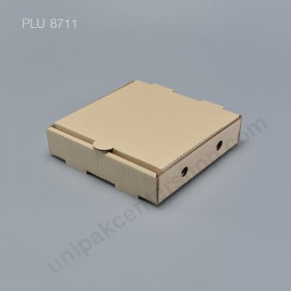กล่องพิซซ่า กระดาษ 7&quot; + แผ่นรอง (Pizza Takeaway Box)