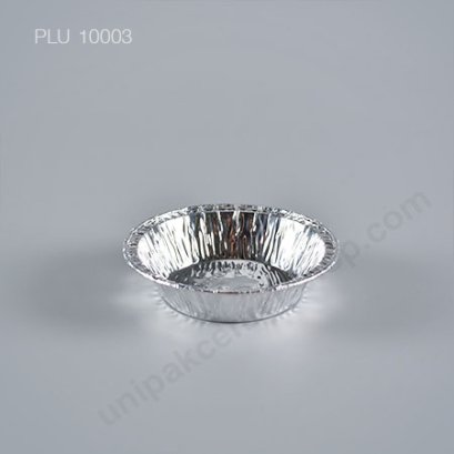 ถาดฟอยล์ ใส่ พายเล็ก (Small Round Foil Tray) SS No.3001