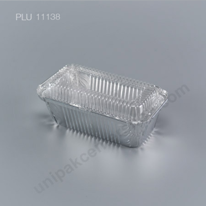 ถาดฟอยล์สี่เหลี่ยมผืนผ้า-L - ไซส์ใหญ่ Silver (Large Rectangle Foil Tray) (SS) 4007