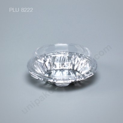 ถาดฟอยล์ กลม-S - ไซส์เล็ก Silver + ฝา (Small Round Foil Tray) NO.303