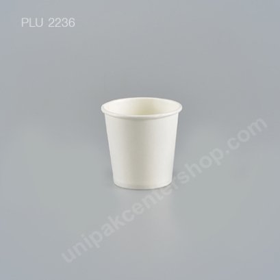 แก้วน้ำกระดาษ 4 oz ขาว (G)