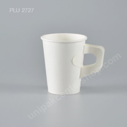 แก้วน้ำกระดาษ 8/9 ออนซ์ ขาว