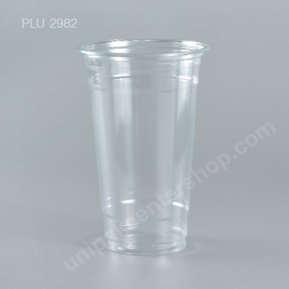 แก้วน้ำดื่ม PET ใส  22 oz  ปาก 98 mm