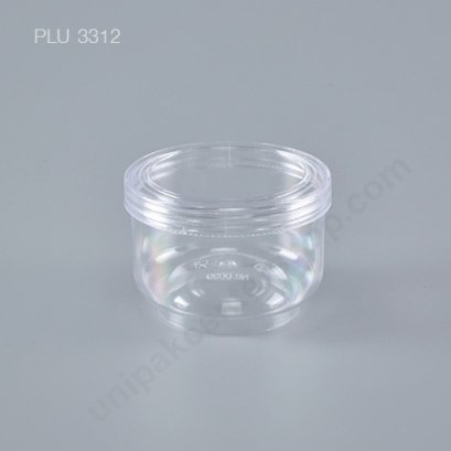 กระปุกใส่อาหาร PS003 ใส พร้อมฝา