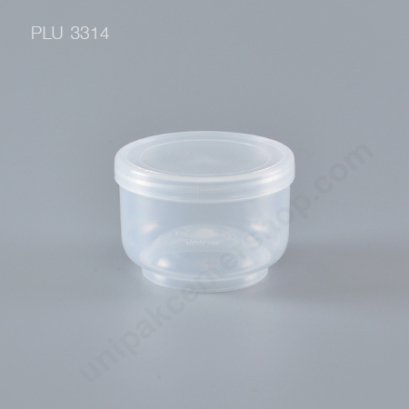 กระปุกใส่อาหาร PP ใสพิเศษ พร้อมฝา